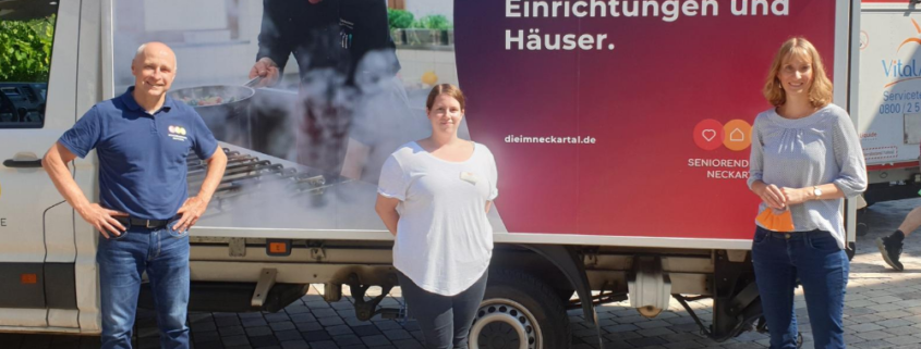 Isabell Huber bei den Seniorendiensten Offenau