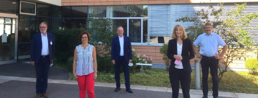 Isabell Huber besucht die Lungenklinik Löwenstein